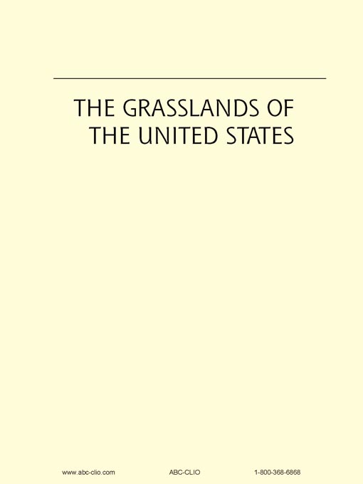 Title details for The Grasslands of the United States by James E. Sherow - Available